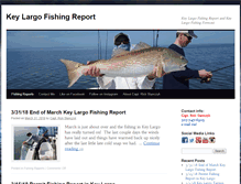 Tablet Screenshot of keylargofishingreport.com